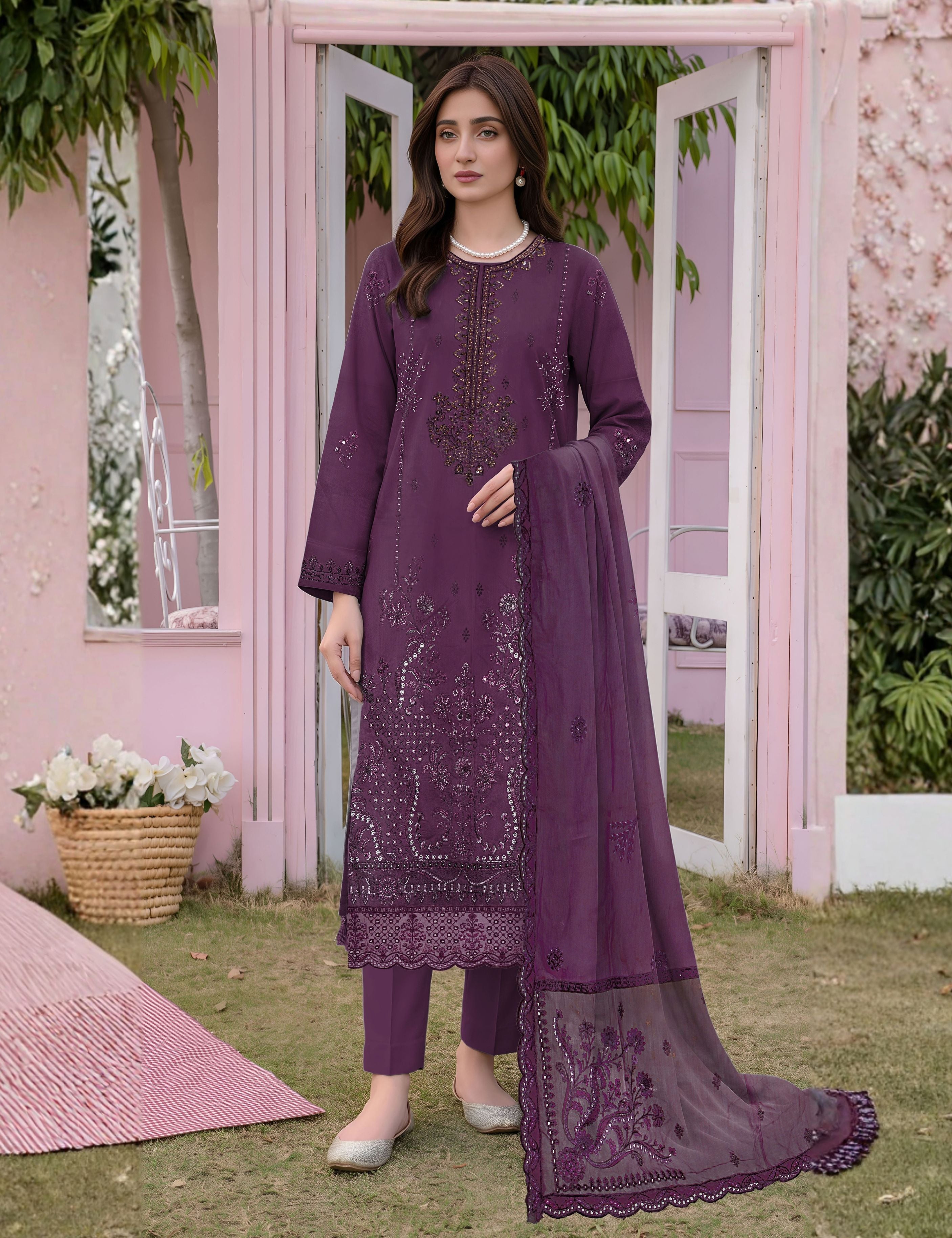 Zarmeen Emaan Premium Viscose Suit ZE-1963 – Naveed Fabrics