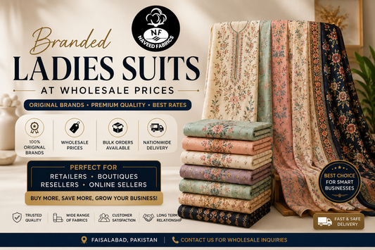 branded ladies suit at wholesale prices in Pakistan