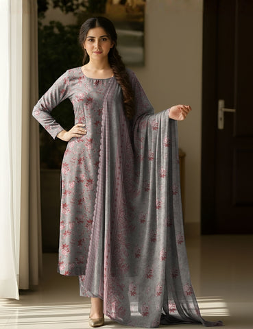 Bareeza Emb Printed Lawn 3PC PR-6935