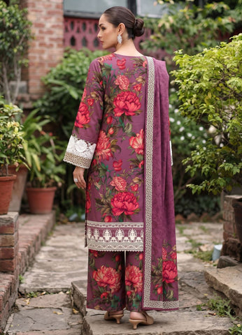 Unstitched C-Print Printed Linen 3 Piece CP-8102
