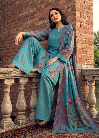 Unstitched C-Print Printed Linen 3 Piece CP-8103