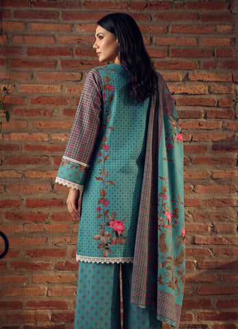 Unstitched C-Print Printed Linen 3 Piece CP-8103