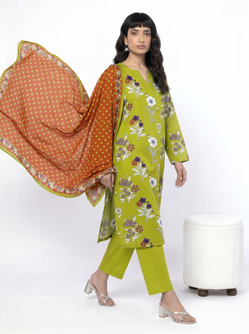 Khaadi Printed Lawn 3PC lkw40b