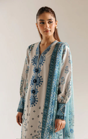 Ethnic Printed Lawn 3PC 604