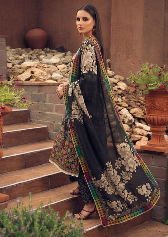 Unstitched C-Print Printed Linen 3 Piece CP-8104