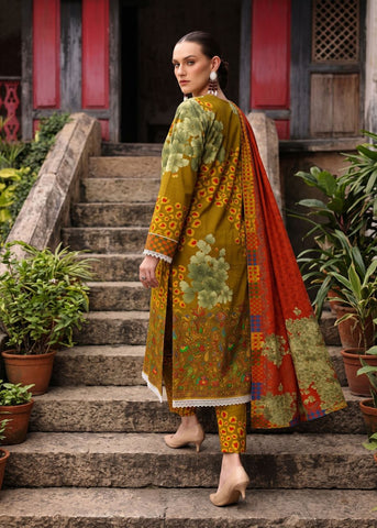 Unstitched C-Print Printed Linen 3 Piece CP-81000