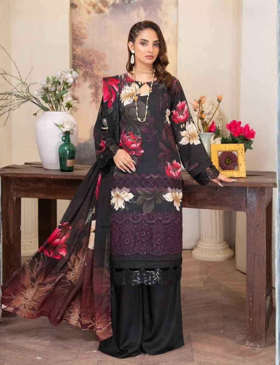 Munarq Embroidered Lawn 3PC 2620-01