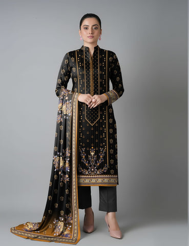 Bareeza Printed Lawn 3PC 7382