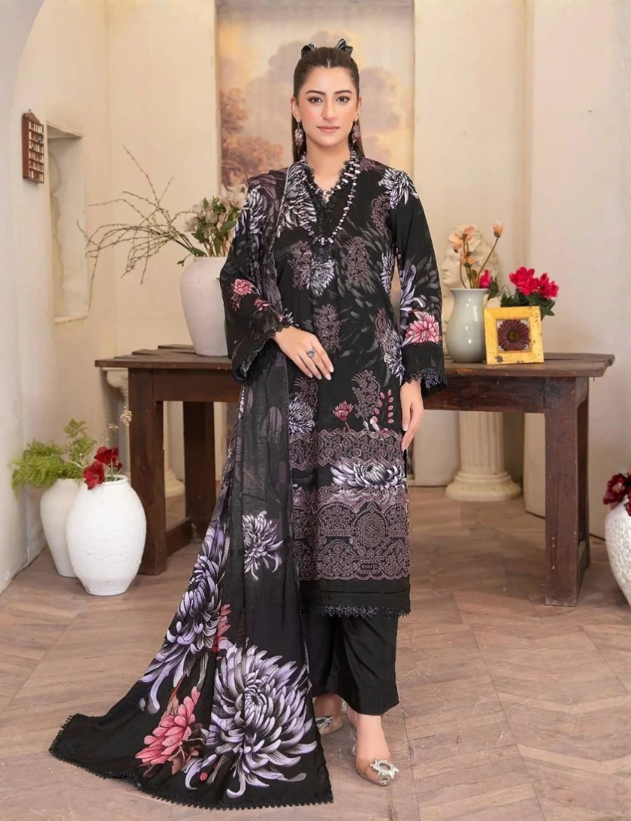 Munarq Embroidered Lawn 3PC 2620-02