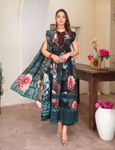 Munarq Embroidered Lawn 3PC 2620-08