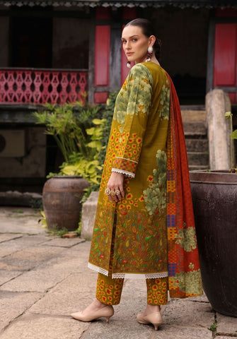 Unstitched C-Print Printed Linen 3 Piece CP-81000