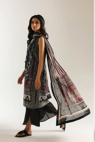 Ethnic Printed Lawn 3PC 901