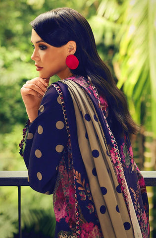 Unstitched C-Print Printed Linen 3 Piece CP-8100