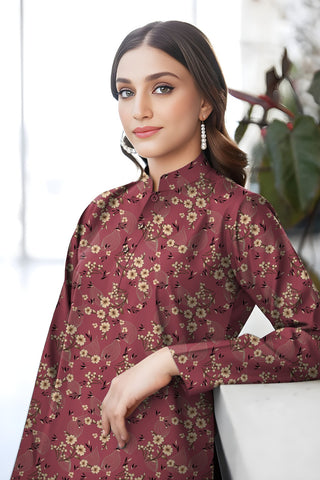 Baroque Unstitched Printed Khaddar 2pc