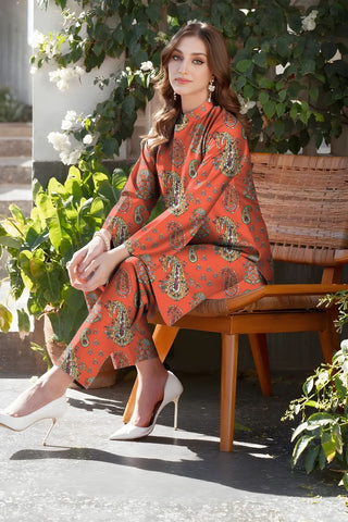 Baroque Unstitched Printed Khaddar 2pc