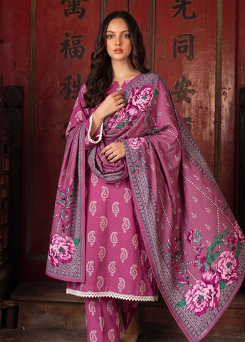 Unstitched C-Print Printed Linen 3 Piece CP-8107