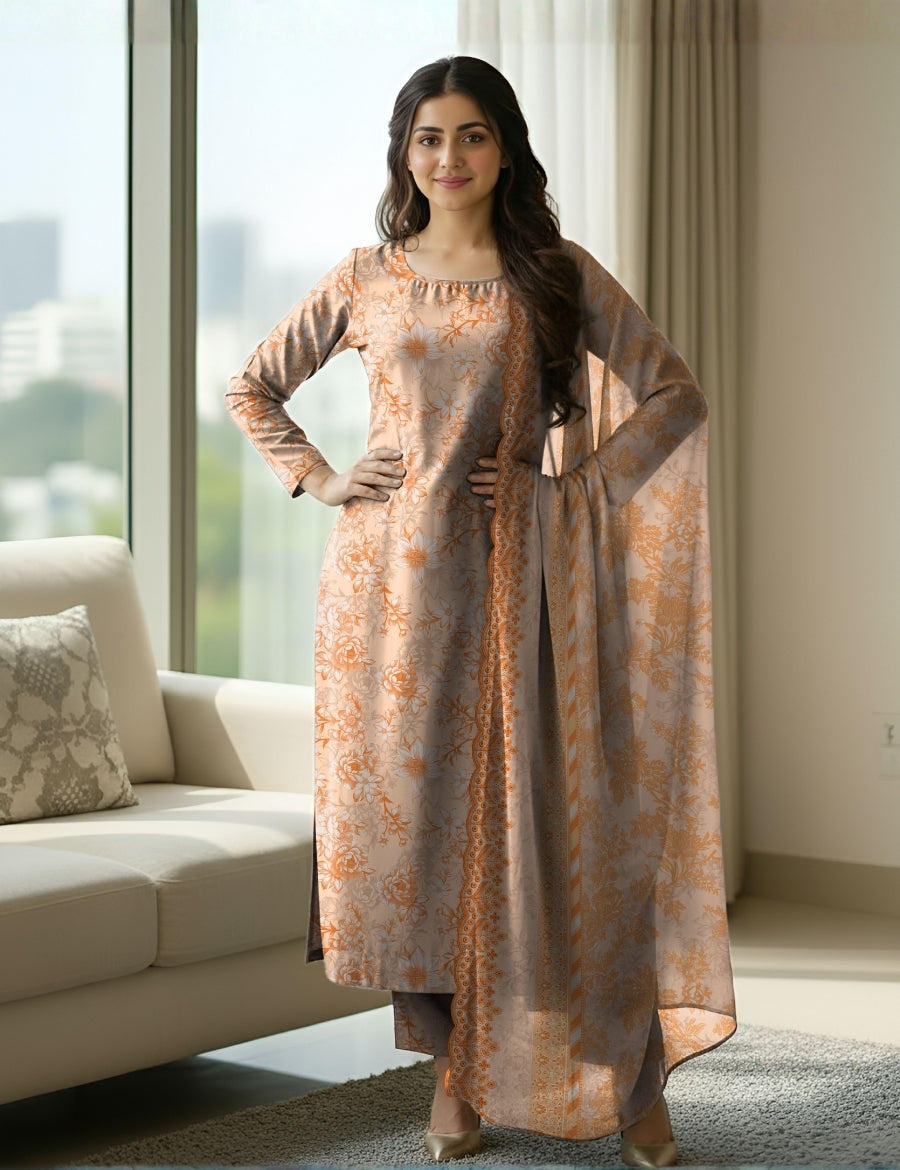 Bareeza Emb Printed Lawn 3PC PR-6932