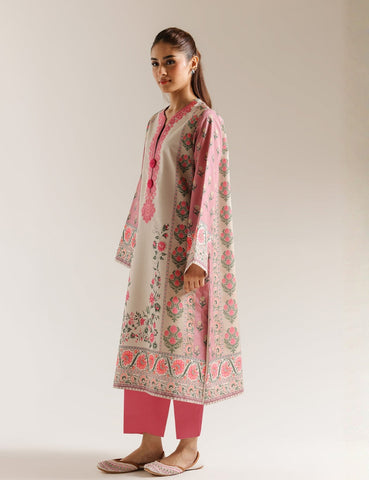 Ethnic Printed Lawn 3PC 530