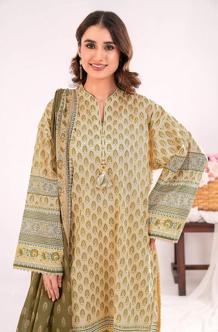 Gul Ahmed Unstitched Printed Linen