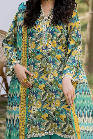 Gul Ahmed Unstitched Printed Linen