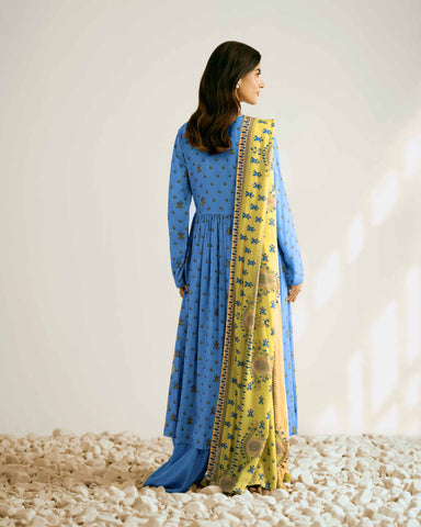 Nishat Unstitched Printed Khaddar 3-Pc