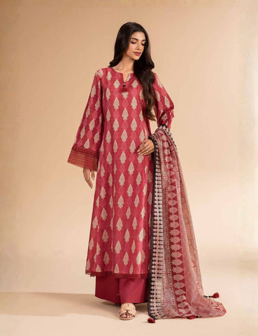 Nishat Unstitched Printed Khaddar 3-Pc