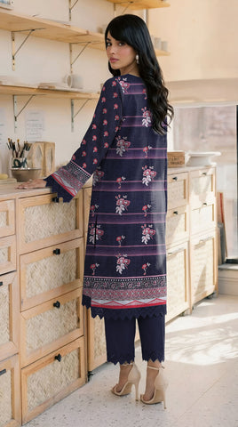Ripple Collection Printed Emb Lawn 3PC R-503