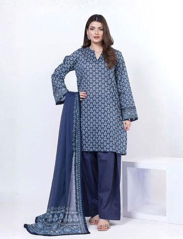 Unstitched Khaadi Printed Khaddar 3-Pc 08