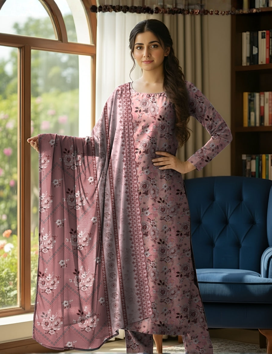 Bareeza Emb Printed Lawn 3PC PR-6931