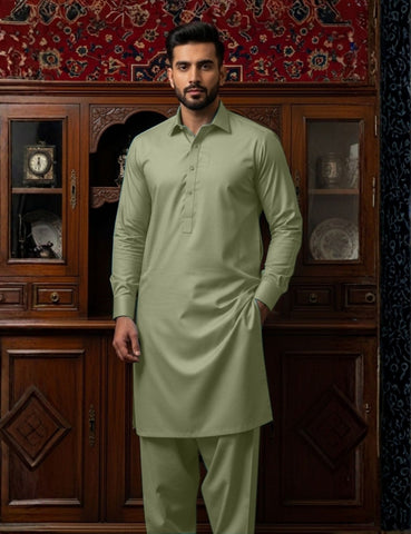 Gul Ahmad German cotton Sage Green