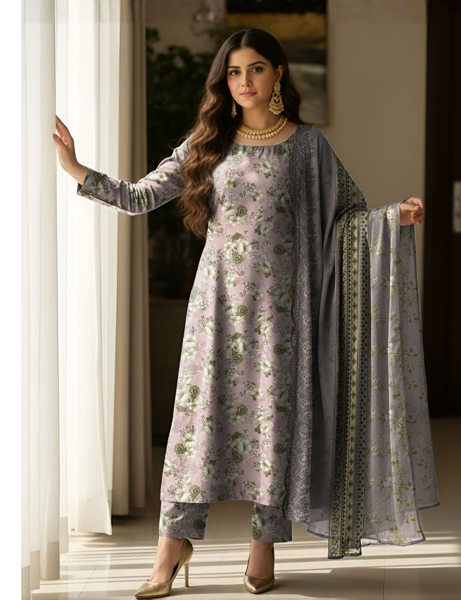 Bareeza Emb Printed Lawn 3PC PR-6940