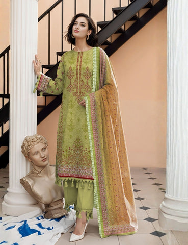 Nisha Designer Printed Lawn 3PC 599-06