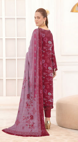 bareeze emb linen 3pc