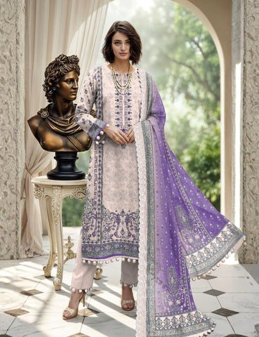 Nisha Designer Printed Lawn 3PC 599-08
