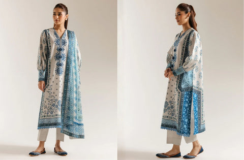 Set of Ethnic Print Lawn V-624