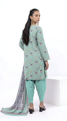 Khaadi Printed Lawn 3PC kn63a
