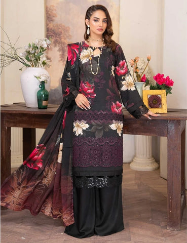 Set of Munarq Embroidered Lawn 3PC vol 2620