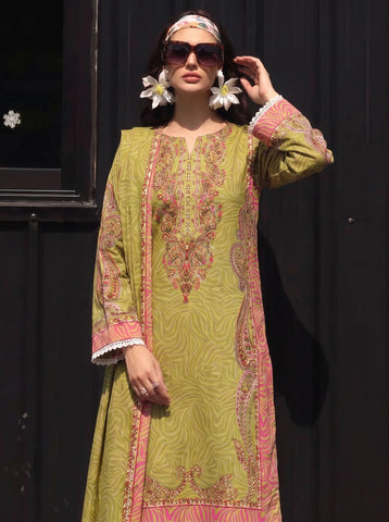 Charizma printed linen 3pc