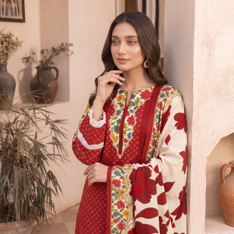 Charizma printed linen 3pc
