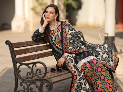 Charizma printed linen 3pc