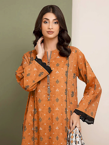 Unstitched Edenrobe Printed Linen 3-Pc 10