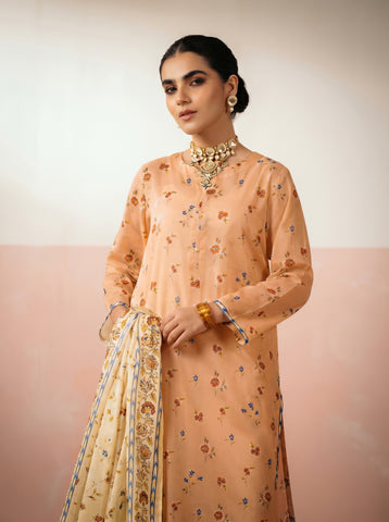 Nishat Printed Lawn Chiffon Dupatta