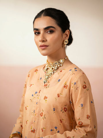 Nishat Printed Lawn Chiffon Dupatta