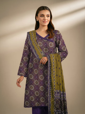 Nishat Printed Lawn Voil Dupatta