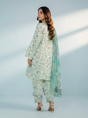 Sapphire Printed Lawn 3PC V-11
