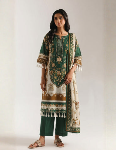 Ethnic Printed Lawn 3PC 220