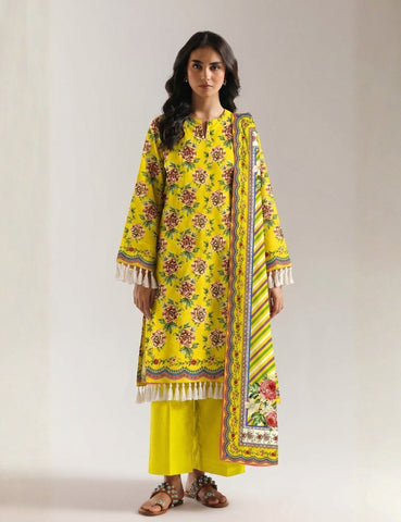 Ethnic Printed Lawn 3PC 721