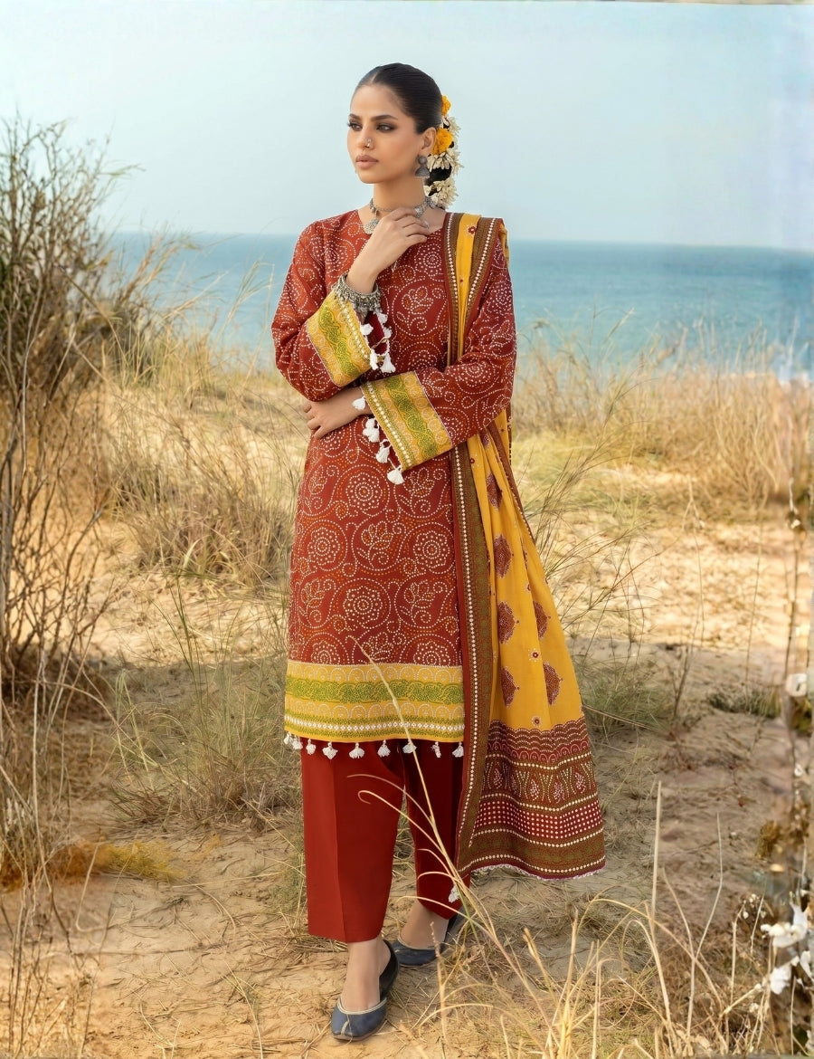 Gul Ahmed  Printed Lawn 3PC Cl-62024