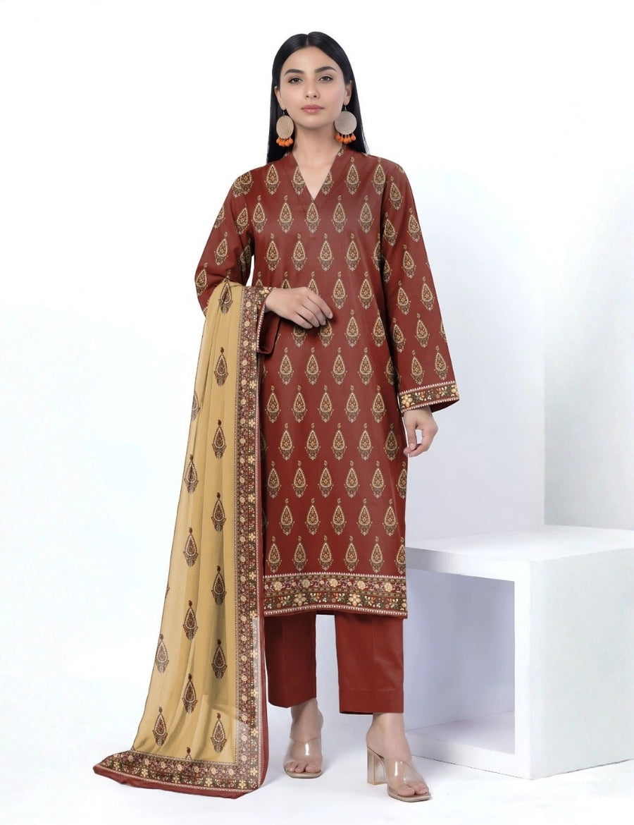 Khaadi Printed Lawn 3PC ss2351
