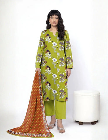 Khaadi Printed Lawn 3PC lkw40b